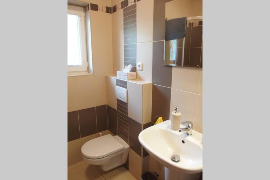 Prijemny Apartman Krovi V Rodinnem Domku Se Sdilenym Bazenem, Terasou A Zahradou Экстерьер фото